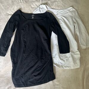 SOLD HM 3/4 sleeve maternity shirts
